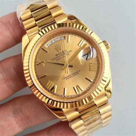 replica gold rolex|rolex knockoff watches day date.